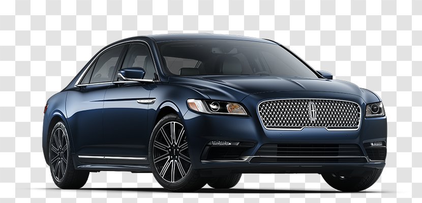 2018 Lincoln Continental Luxury Vehicle Motor Company Ford - Family Car Transparent PNG