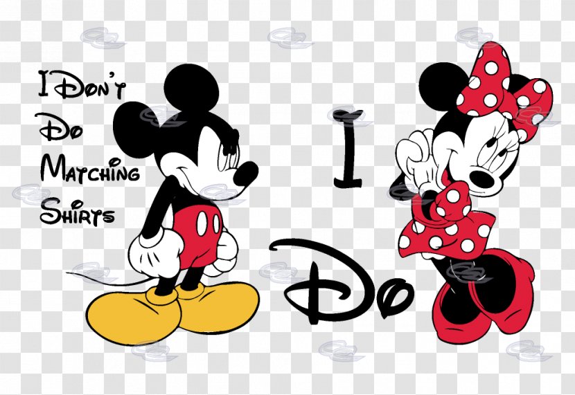 Mickey Mouse Minnie Married With The Walt Disney Company 'n Me - Flower - Just Transparent PNG