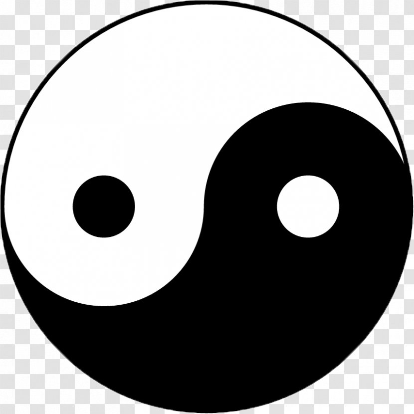 I Ching Yin And Yang Symbol Taijitu Clip Art - Text Transparent PNG