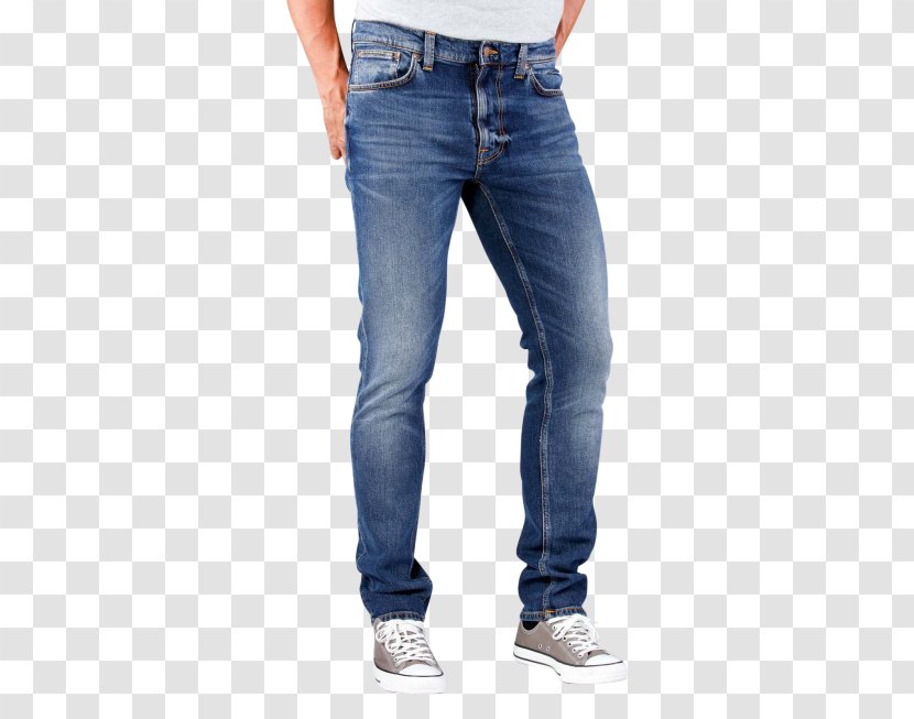 Nudie Jeans Denim Day Slim-fit Pants Transparent PNG