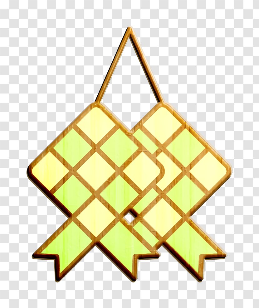 Ramadan Kareem Background - Fasting Icon - Triangle Yellow Transparent PNG