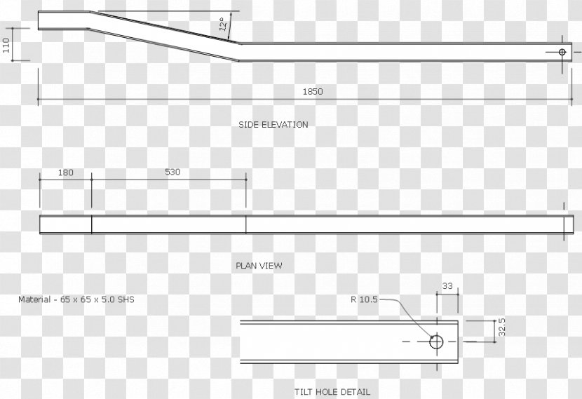 Document Drawing Line - Hollowed Out Guardrail Transparent PNG