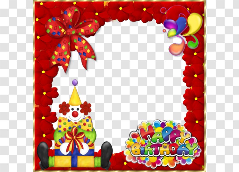 Clown Petal Film Frame - Zhuazhou - And Red Petals Border Transparent PNG