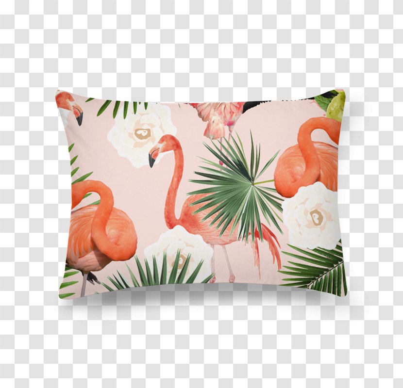 Flamingos Water Bird Bag Paper - Blush Floral Transparent PNG