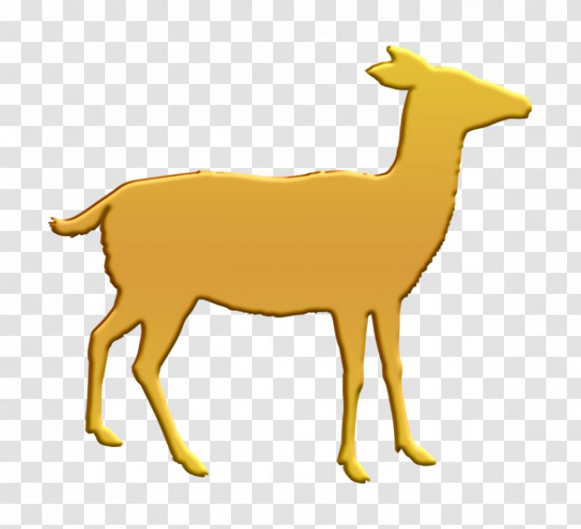 Deer Icon Animal Kingdom Icon Deer Shape Icon Transparent PNG