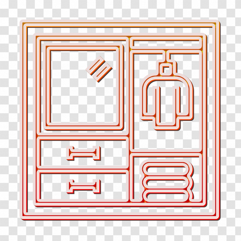Wardrobe Icon Closet Icon Home Equipment Icon Transparent PNG