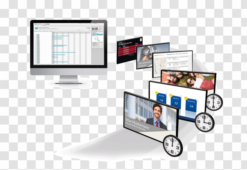 Computer Monitors Advertising Digital Signs Communication Multimedia - Sie Bend Studio Transparent PNG