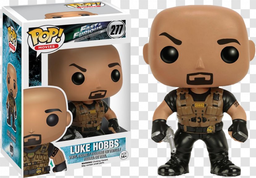 Luke Hobbs Dominic Toretto Brian O'Conner The Fast And Furious Funko - Action Toy Figures - 1 Transparent PNG