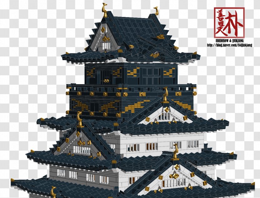 Lego Architecture Building Tenshukaku - Castle Transparent PNG