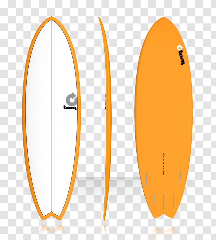 Surfboard Surfing Shortboard Fish - Orange Transparent PNG