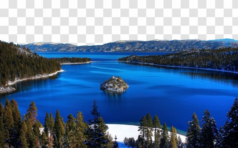 Fannette Island Vikingsholm Tahoe City Emerald Lake State Park Bay - United States Three Transparent PNG