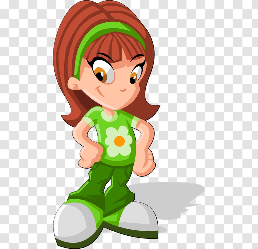 Cartoon Green Style Transparent PNG