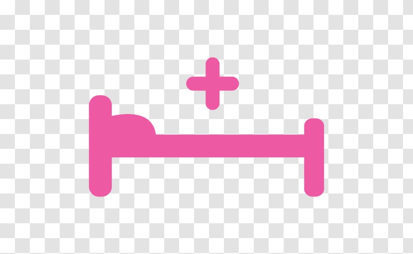 Hospital Clip Art - Magenta - Bed Transparent PNG