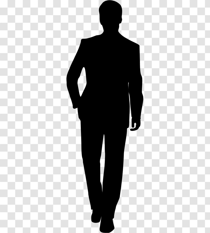 Drawing Silhouette Person Clip Art - Black Transparent PNG
