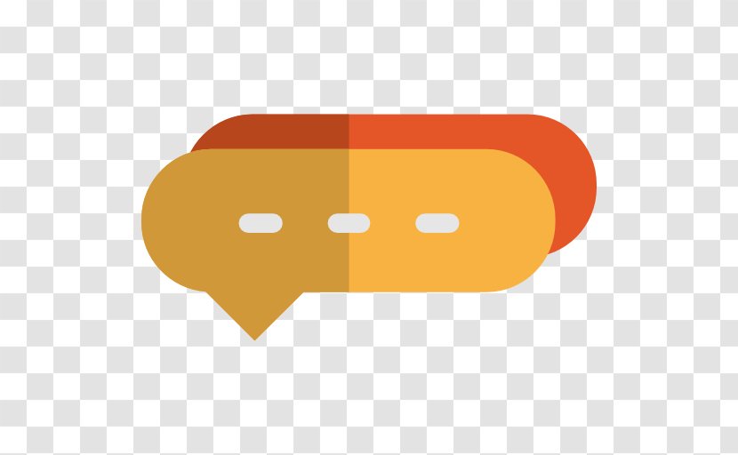 Rectangle Logo Orange - Online Chat - Text Transparent PNG
