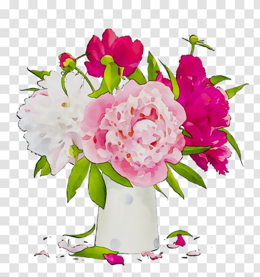 Floral Design Cut Flowers Birthday Flower Bouquet - Magenta - Floristry Transparent PNG