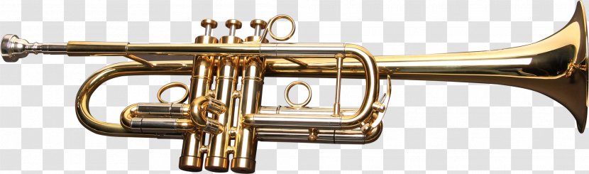 Trumpet Saxophone Musical Instruments - Cartoon Transparent PNG