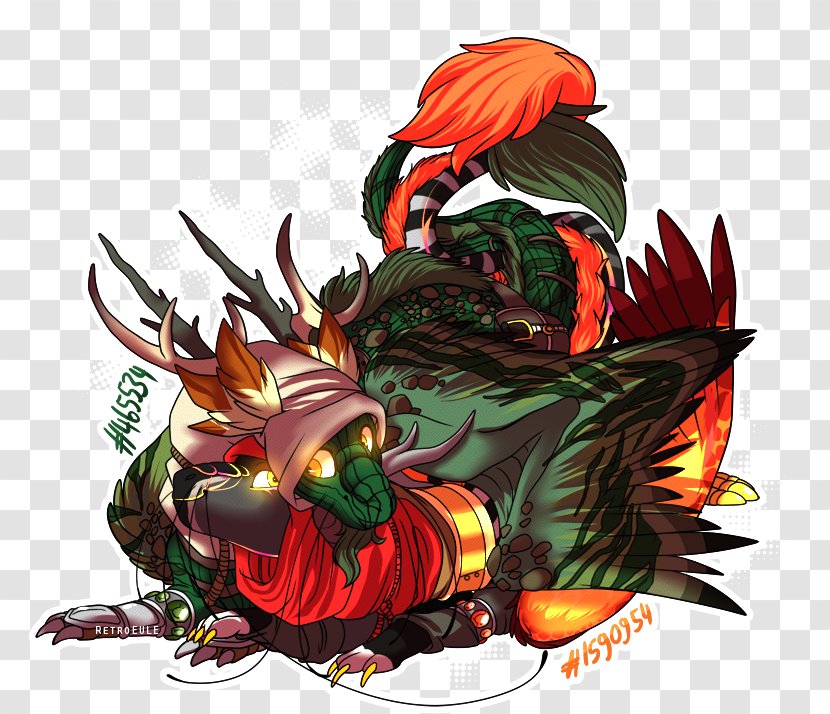 Plant Legendary Creature Animated Cartoon - Fictional Character - Fire Wings Transparent PNG