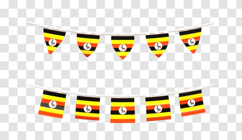 Line Font - Banner - UGANDA FLAG Transparent PNG