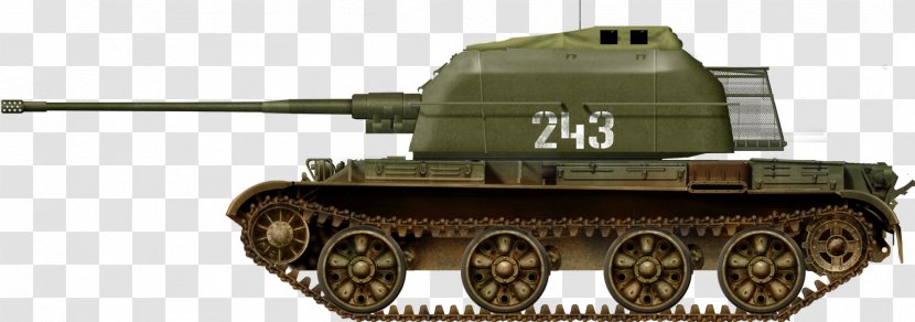 Tank Soviet Union ZSU-57-2 Self-propelled Anti-aircraft Weapon Army - Mode Of Transport Transparent PNG