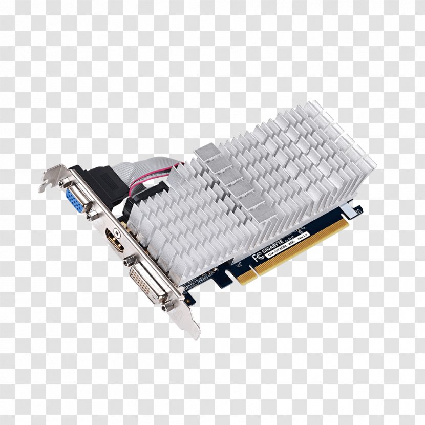 Graphics Cards & Video Adapters NVIDIA GeForce GT 730 Gigabyte Technology DDR3 SDRAM - Nvidia Geforce Gt 710 - Processing Unit Transparent PNG