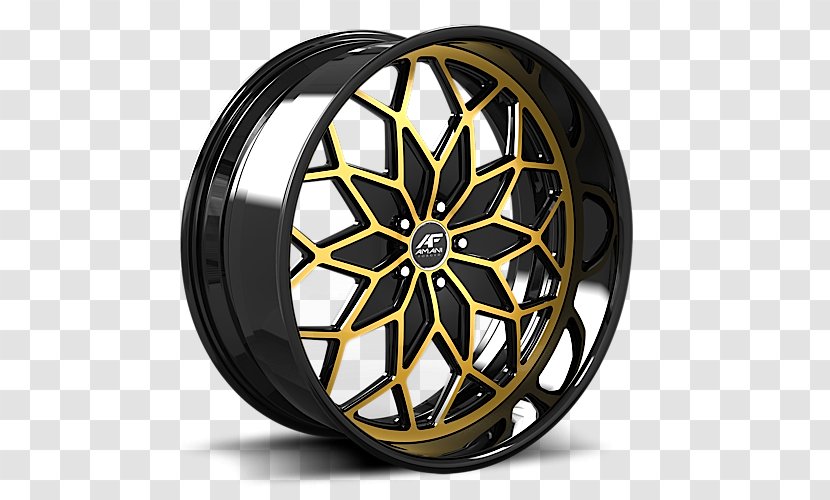 Alloy Wheel Rim Spoke Tire - Custome Transparent PNG
