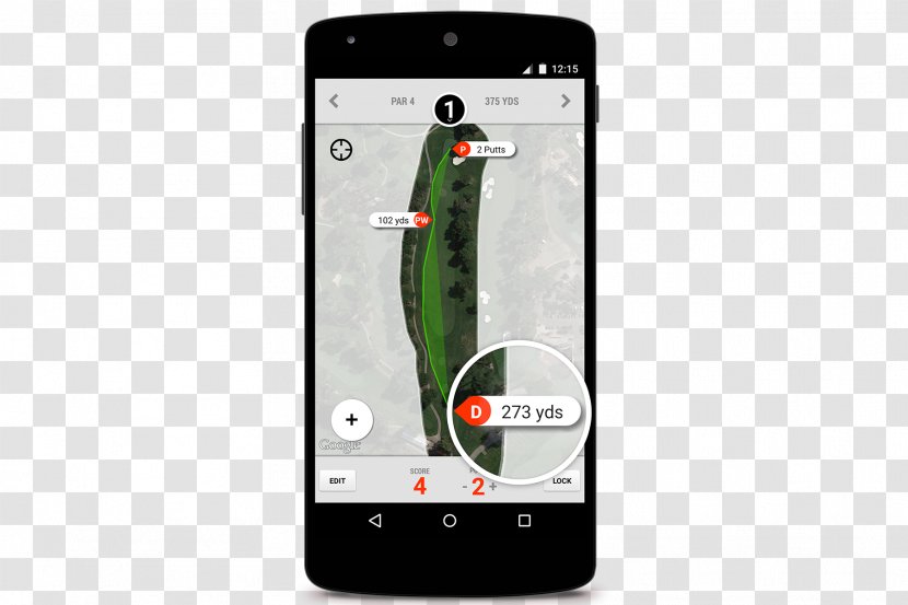 Smartphone Golf Stroke Mechanics Shot Game - Communication Device Transparent PNG