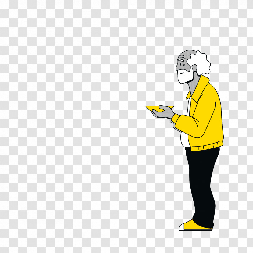 Cartoon Yellow Meter Joint Happiness Transparent PNG
