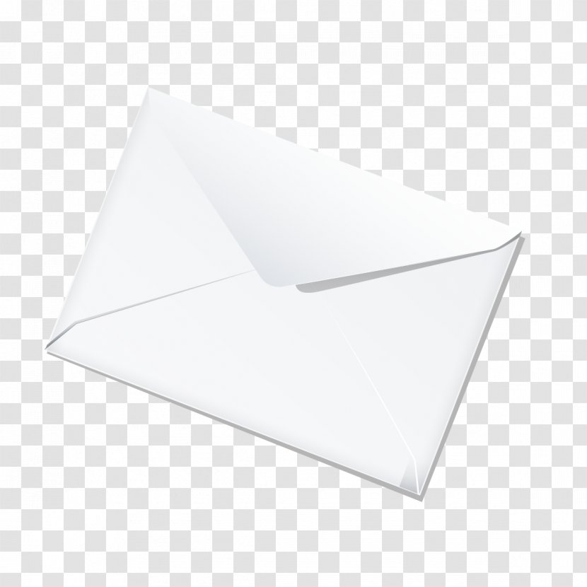 Rectangle Triangle - White Envelopes Model Transparent PNG