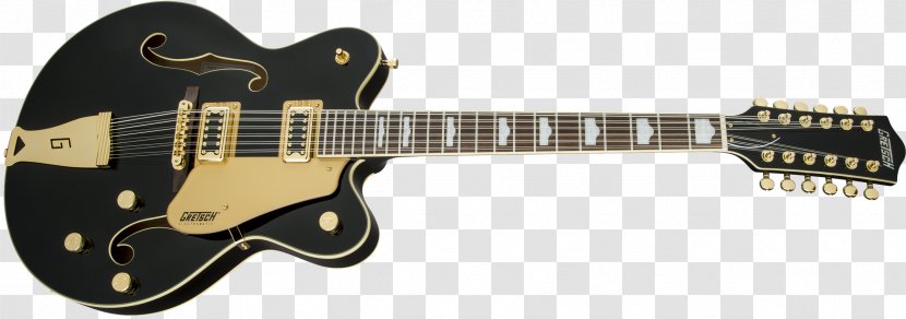 Acoustic-electric Guitar Gretsch Guitars G5422TDC Twelve-string - Bigsby Vibrato Tailpiece - Electric Transparent PNG