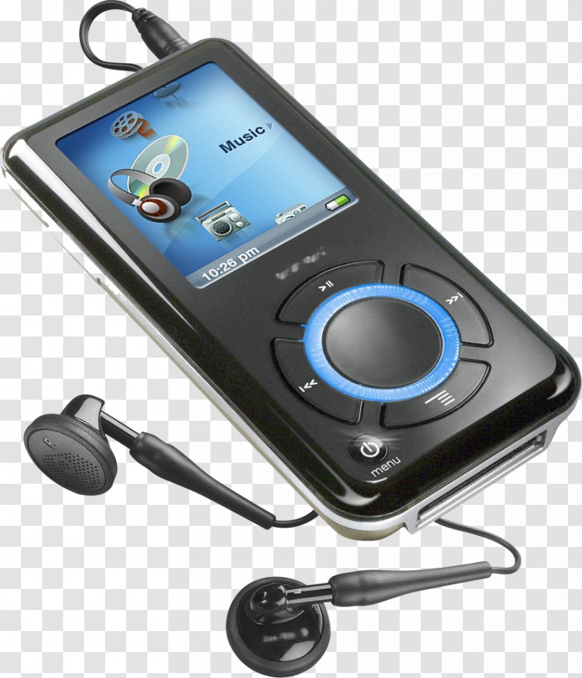 MP3 Player SanDisk Sansa Portable Media Cassette Deck - Cartoon - Playing Disc Players Transparent PNG