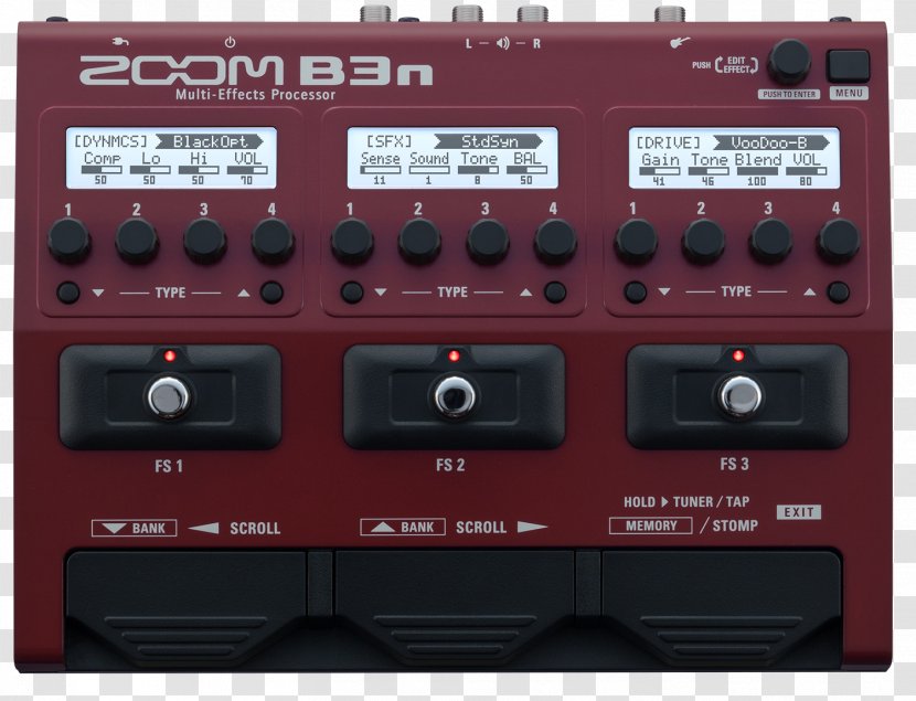 Effects Processors & Pedals Zoom G5n Bass Guitar Corporation - Flower Transparent PNG