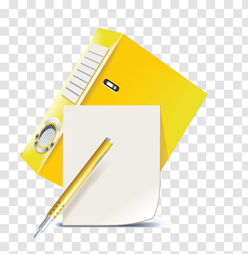 Paper Directory File Folder - Notebook - Vector Pen Transparent PNG