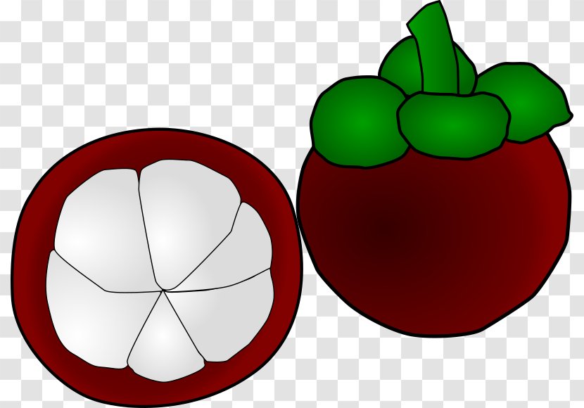 Purple Mangosteen Thai Cuisine Clip Art - Green - Mango Juice Transparent PNG