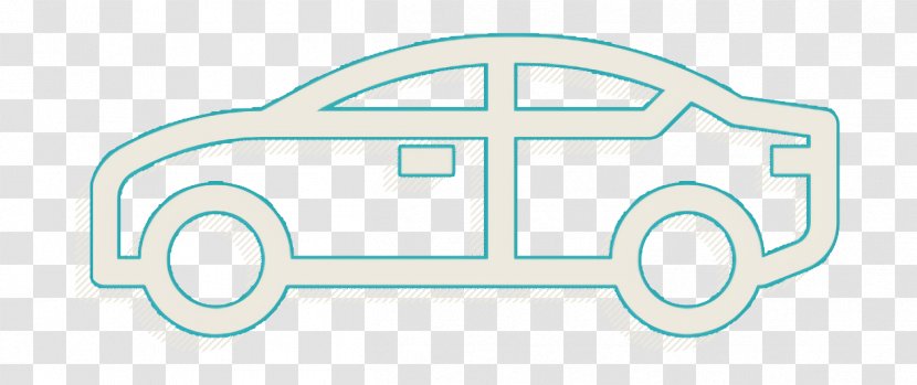 Car Icon Transportation - Electric Blue - Vehicle Transparent PNG