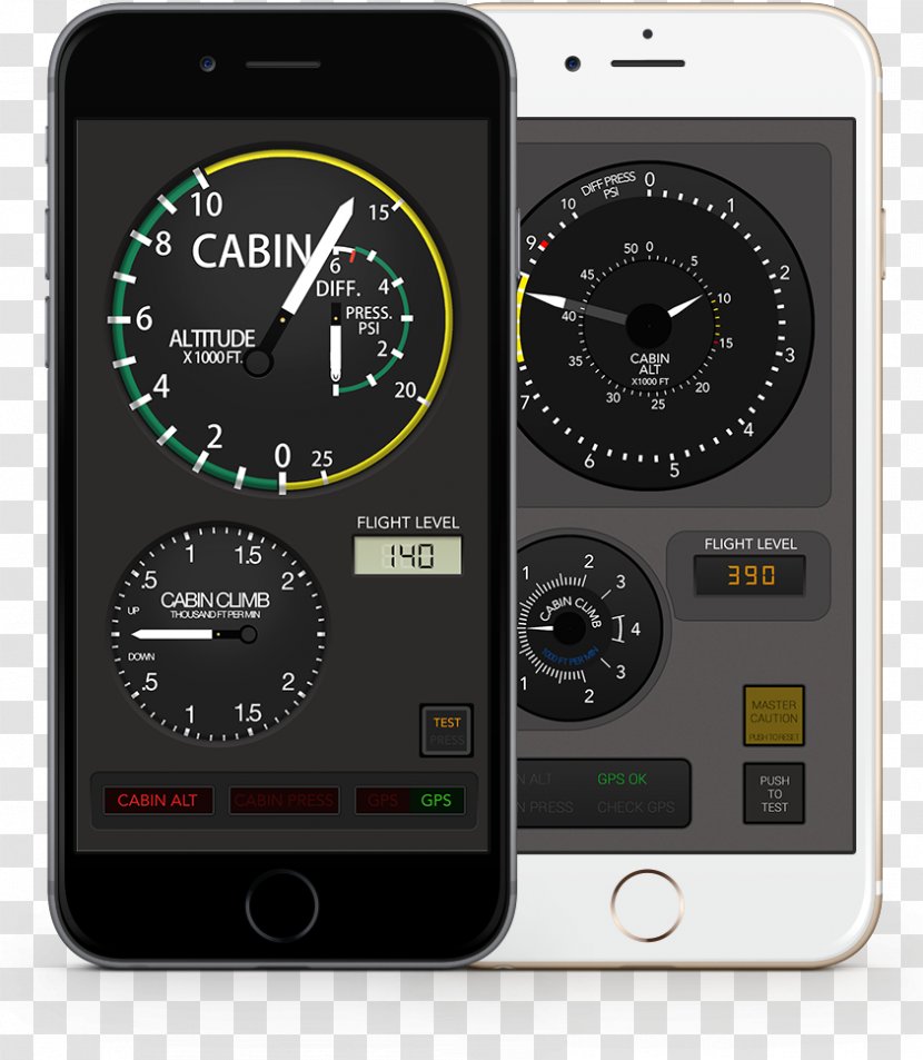 Smartphone Cabin Pressurization Aircraft App Store - Hardware Transparent PNG