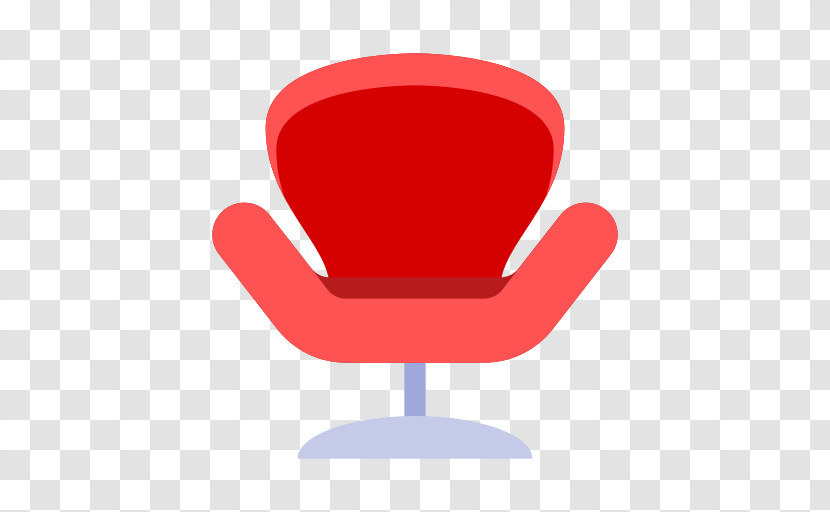 Red Chair Furniture Material Property Gesture Transparent PNG