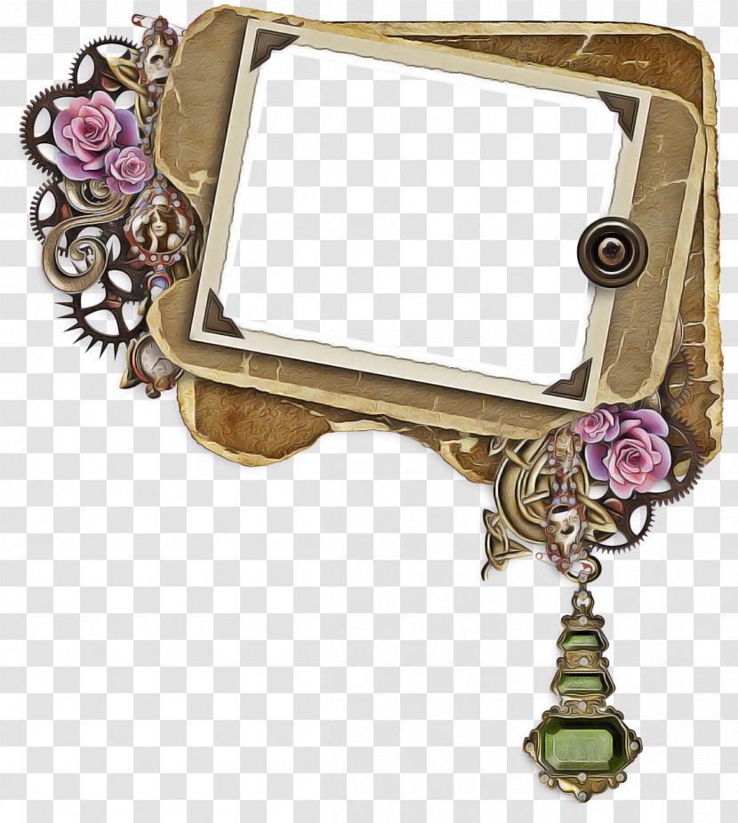 Background Flower Frame - Drawing - Mirror Rectangle Transparent PNG