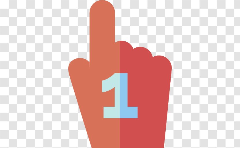 Number One - Hand - Finger Transparent PNG