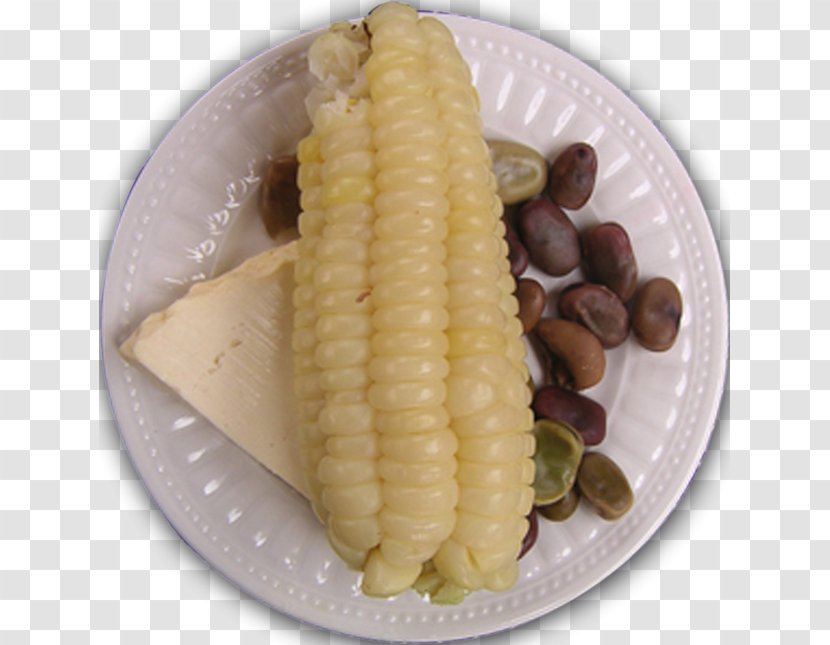 Corn On The Cob Mote Maize Dish Casado - Food - Cheese Transparent PNG