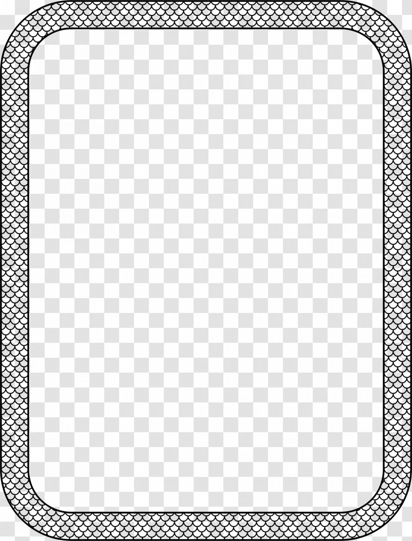 Black And White Grayscale Clip Art - Border Transparent PNG