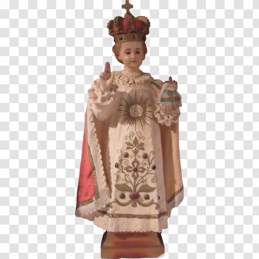 Infant Jesus Of Prague Statue Child Christ The Redeemer Holy Card - Catholic - Old Church Transparent PNG