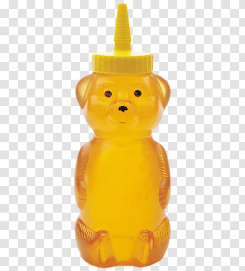 Honey Bottle Drink - Silhouette - Bear Transparent PNG