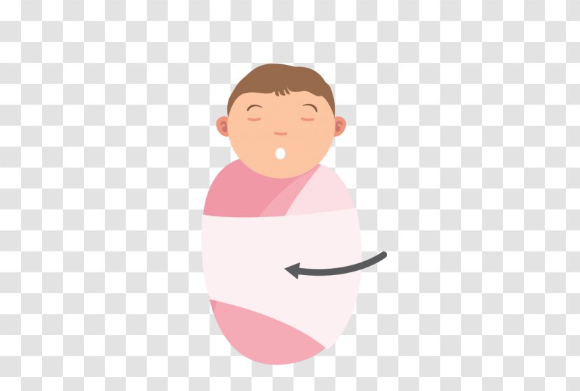 Cartoon Nose Pink Cheek Child - Neck - Animation Transparent PNG