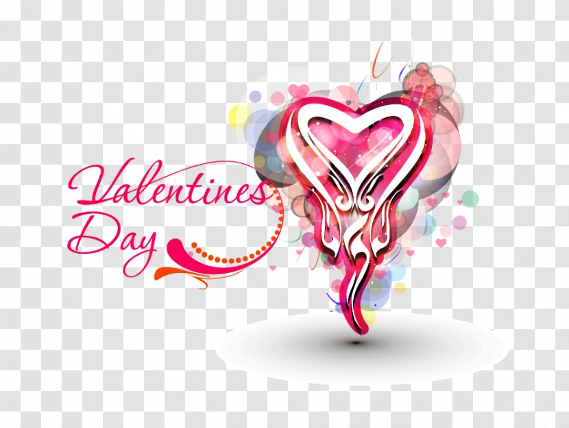 Valentine's Day Desktop Wallpaper Greeting & Note Cards Heart Happy Valentine - Creative Transparent PNG