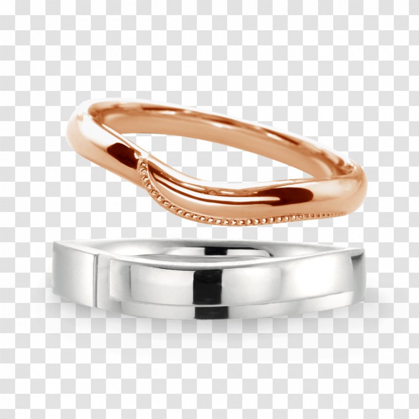 Bangle Wedding Ring Silver - Platinum Transparent PNG