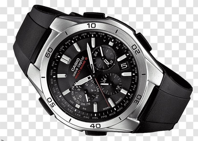 Watch Strap Casio Wave Ceptor Chronograph Transparent PNG