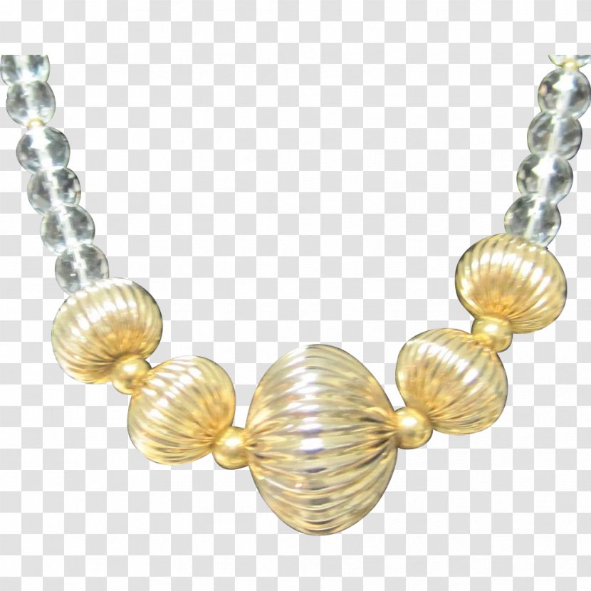 Pearl Necklace Bead Crystal Focal Point, LLC - Metal Transparent PNG
