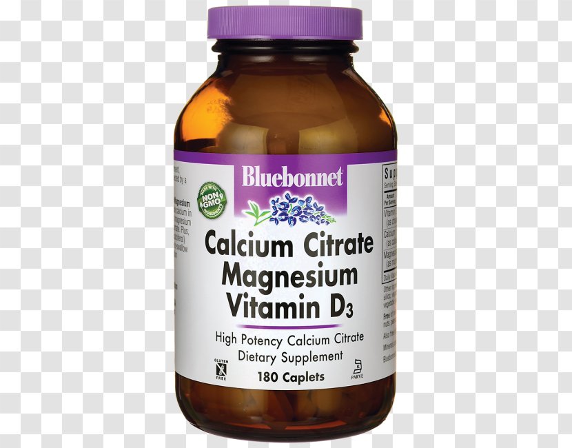 Dietary Supplement Vitamin D Calcium Citrate Magnesium - Tablet Transparent PNG