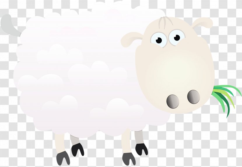 Sheep Clip Art Cartoon Image - Livestock - Drawing Transparent PNG